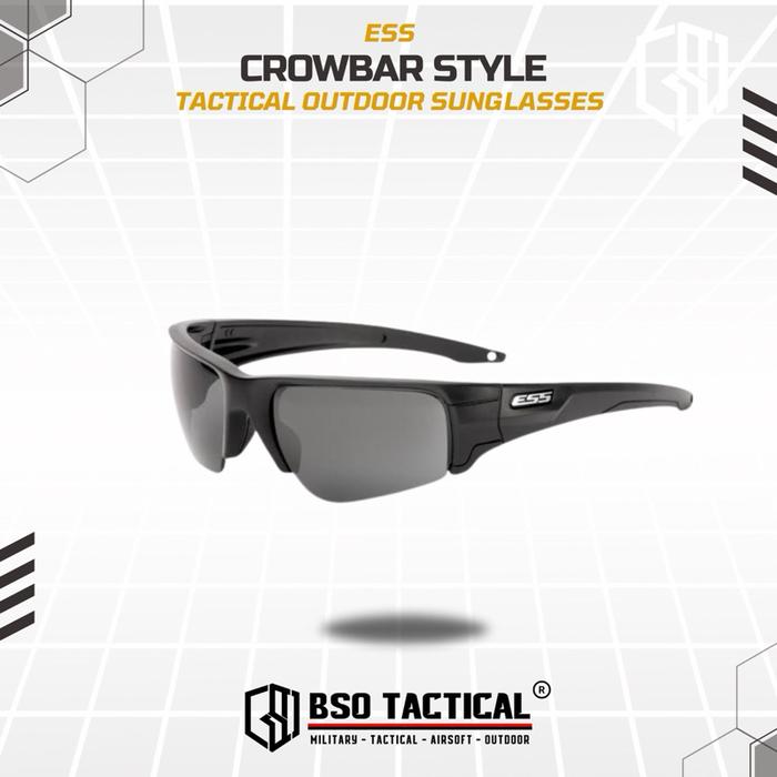 Kacamata Tactical ESS Crowbar Polarized 4 Lens Outdoor Sports Sunglasses
