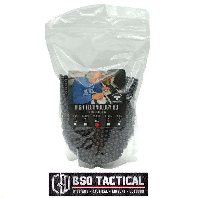 BB Airsoft Taniokoba 6mm Black 0.25 0,25 4000rds High Tech ORI