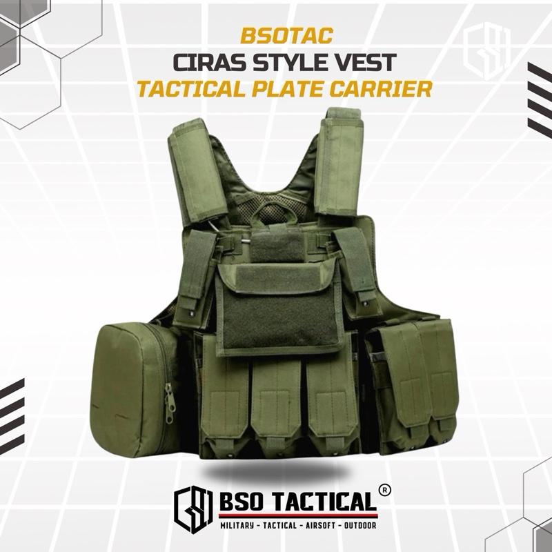 Rompi Olahraga CIRAS Outdoor Vest Full Set Pouch untuk Olahraga Luar Ruangan Sport