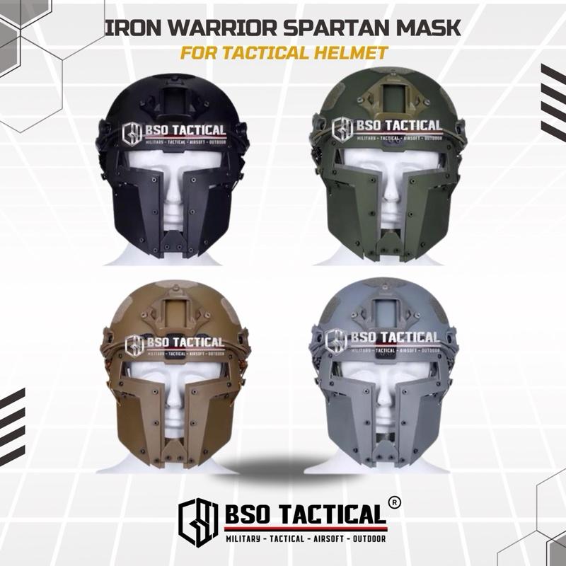 Iron Warrior Tactical Spartan Mask FAST Helmet Face Protection