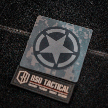 Tactical Reflective Safety Badge Patch Outdoor Airsoft Sticker Patches
