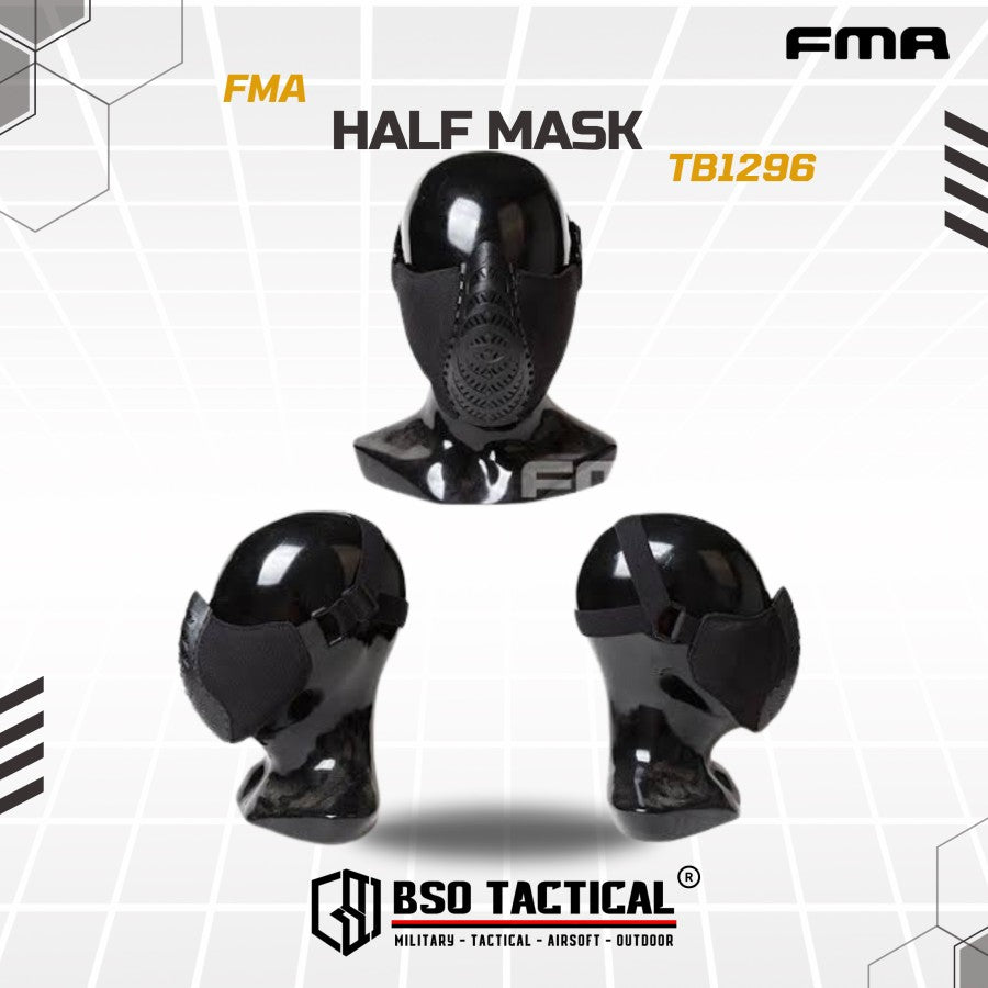 FMA Masker Half Face Kain Pelindung dengan Perlindungan Tinggi dan Kenyamanan Maksimal untuk Outdoor Acitvity - TB1296