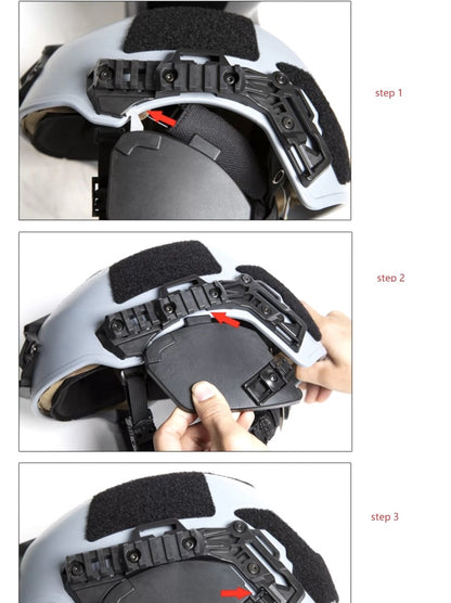 FMA Tactical Ear Side Cover Protection Helmet for EX Helmet 3.0 Outdoor