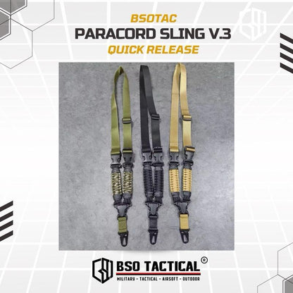 Sling Paracord V.3 Tali Sandang Tactical Heavy Duty Lanyard Quick Release