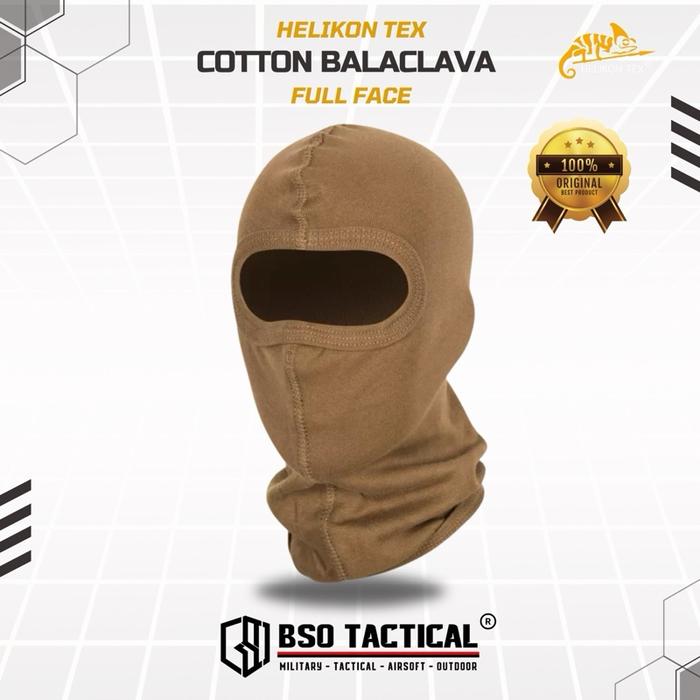 Helikon Tex Cotton Balaclava Outdoor Full Face Masker Wajah Protection - ORIGINAL