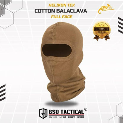 Helikon Tex Cotton Balaclava Outdoor Full Face Masker Wajah Protection - ORIGINAL