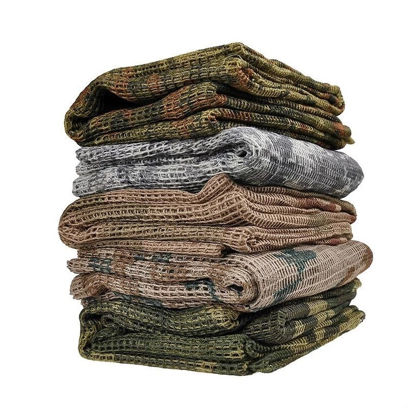 Sorban Jala Sniper Veil Outdoor Tactical Camouflage Mesh Scarf - 160x90 cm