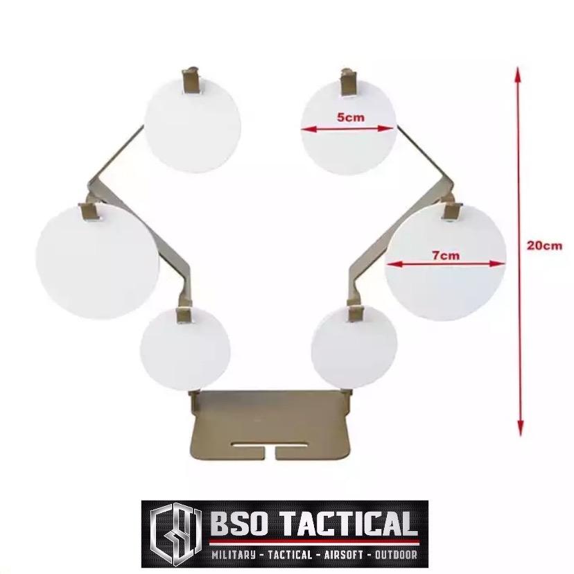 TMC x FYT Tactical Shooting Target Star Plate Hanger AA IPSC Practice