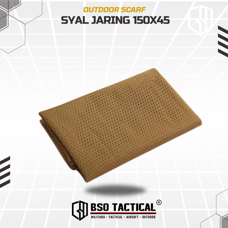 Syal Jaring Breathable Shemagh 150cm x 45cm Face Neck Protection