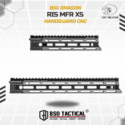 Tactical RIS DD Style MFR XS Handguard MLOK Full CNC Marking AEG GBBR