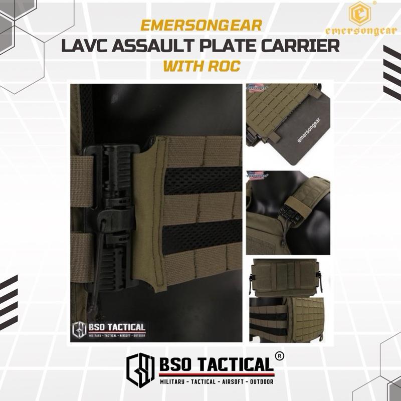 Rompi Tactical Vest Emerson Blue Label LAVC Assault ROC Plate Carrier ORI Outdoor Gym Fitness Running Hyrox