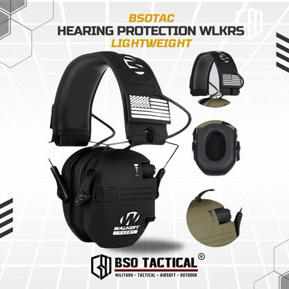 Wlkrs Earmuff Tactical Outdoor Hearing Protection Headset Foldable