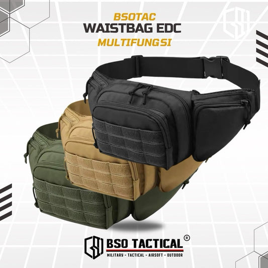 Tas Pinggang Outdoor Fanny Pack Tactical Waist Bag EDC Multifungsi Daily