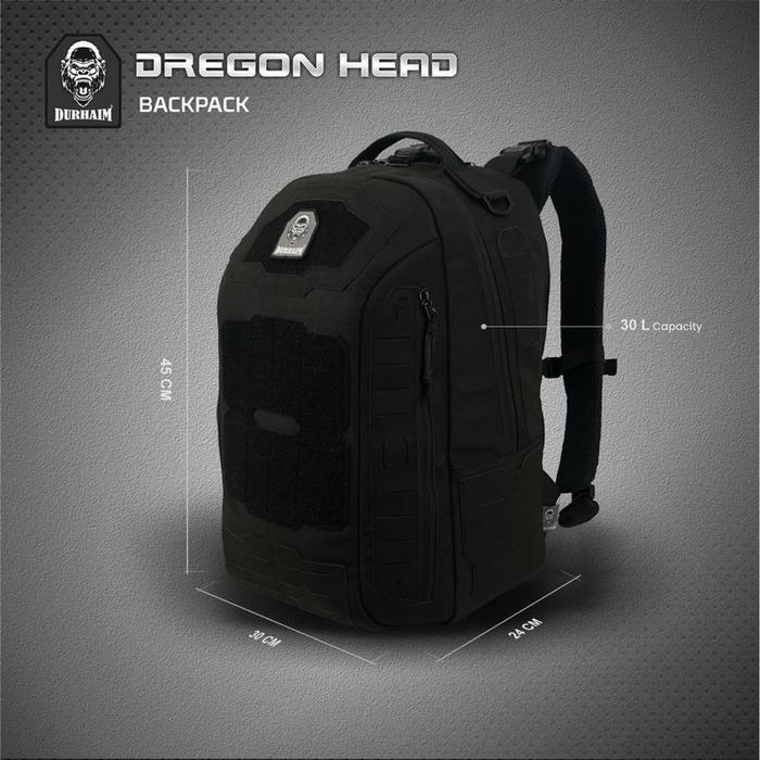 Tas Ransel Tactical Durhaim Dregon Head Outdoor EDC Backpack - ORIGINAL