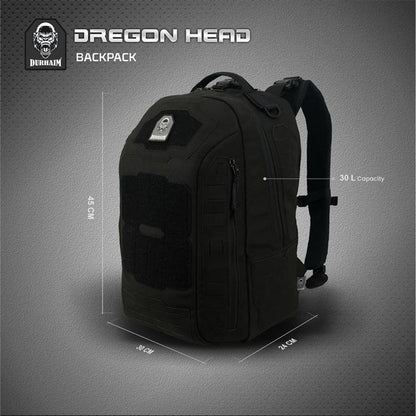 Tas Ransel Tactical Durhaim Dregon Head Outdoor EDC Backpack - ORIGINAL