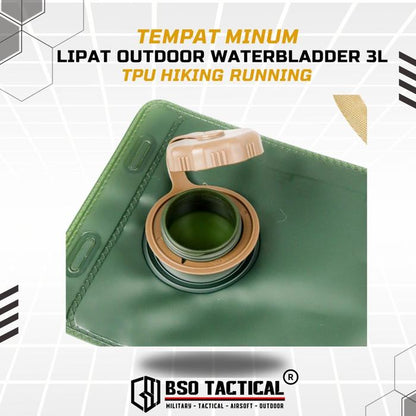 Tempat Minum Lipat Outdoor Waterbladder 3L TPU Hiking Running Backpack Air