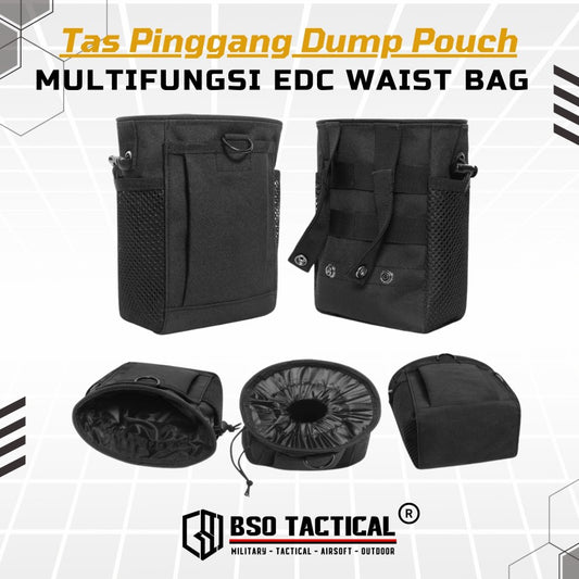 Tas Pinggang Dump Pouch Tactical Outdoor Multifunction Waist Bag EDC