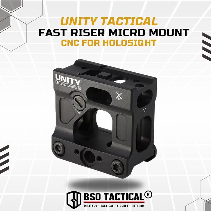 Unity Tactical FAST Riser Micro Mount CNC for Holosight T1 T2 Romeo