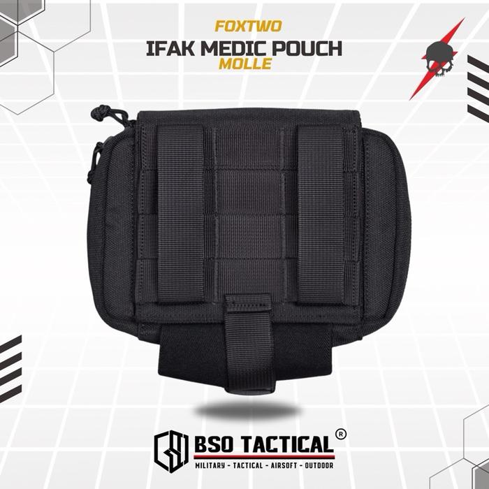 FOX TWO Tactical IFAK Medic Pouch Molle Multifungsi EDC Bag Pouches ORIGINAL FOXTWO