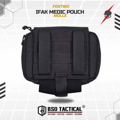 FOX TWO Tactical IFAK Medic Pouch Molle Multifungsi EDC Bag Pouches ORIGINAL FOXTWO