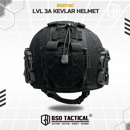 BSOTAC Helm Tactical L3A High Cut Outdoor Protection Helmet Allsize Set Custom with NVG Mount 3.0 Rail