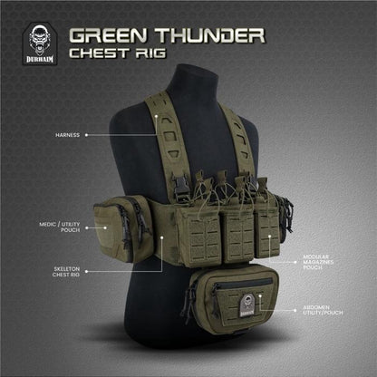 Durhaim Tactical Chestrig Thunder Chest Rig Outdoor - ORIGINAL