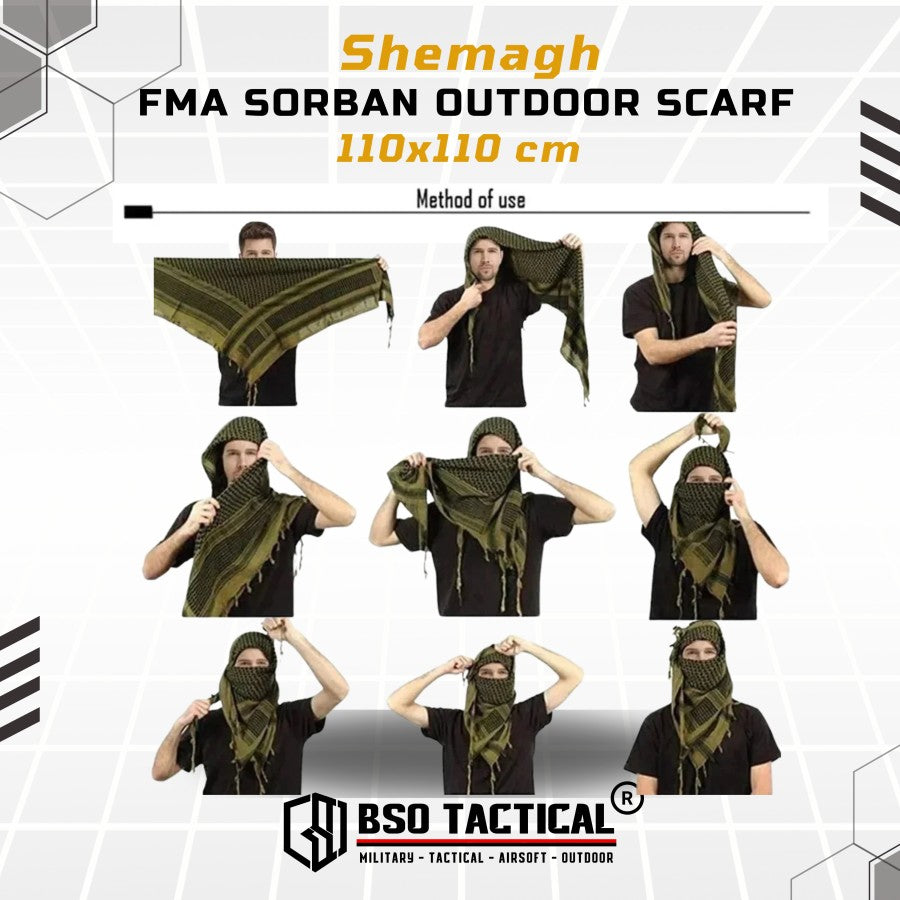FMA Shemagh Sorban Tactical Outdoor Anti Debu Multifungsi
