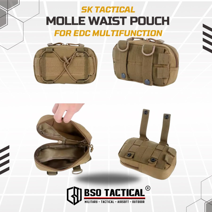 SK Tactical EDC Molle Pouch Multifungsi Mobile First Aid Pouch Outdoor