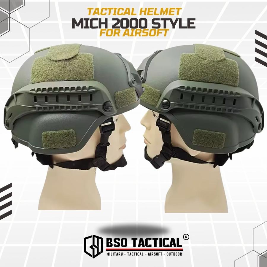 Tactical Outdoor Helmet Mich 2000 Multifungsi Helm Head Protection - Lightweight Version