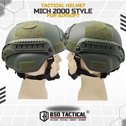 Tactical Outdoor Helmet Mich 2000 Multifungsi Helm Head Protection - Lightweight Version