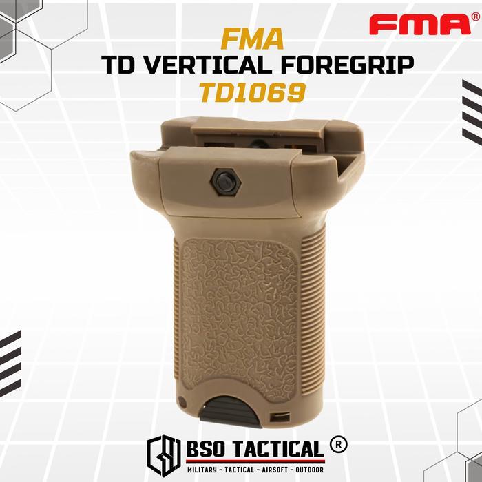 FMA Tactical TD Vertical Foregrip Airsoft Grip 20mm Picatinny Rail