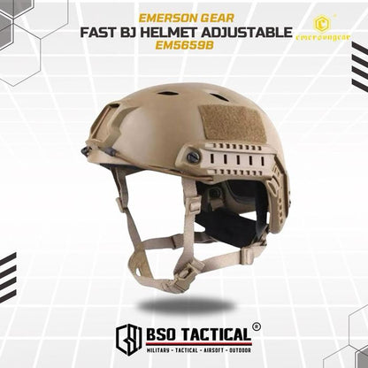 Emerson Gear Helmet Tactical FAST BJ Type Holes Adjustable Helmet - EM5659