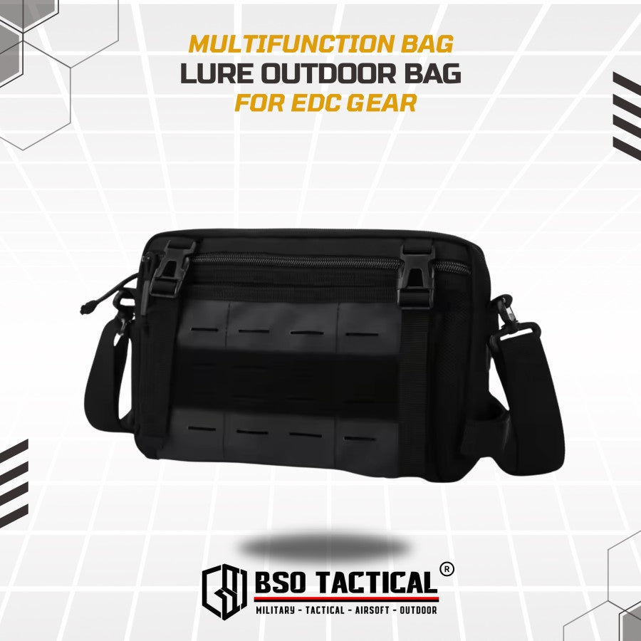 Lure Tactical Outdoor Multifungsi Bag EDC Fishing Cycling Camping Bag