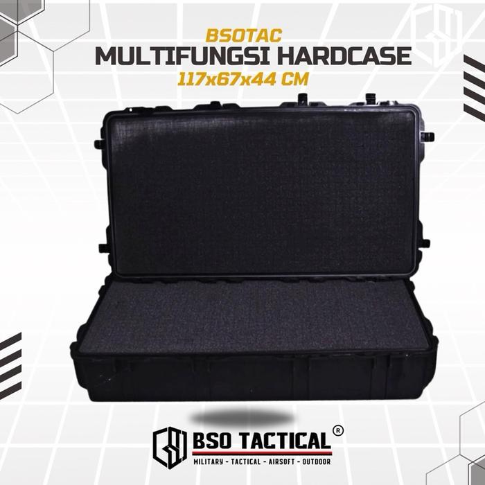 Koper Tactical 117 Outdoor Hardcase Multifungsi Super Big Size with Precut Foam