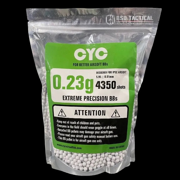 BB CYC 6mm 0.23 g 0,23 g 4350 Shots Original For Airsoft - ORIGINAL