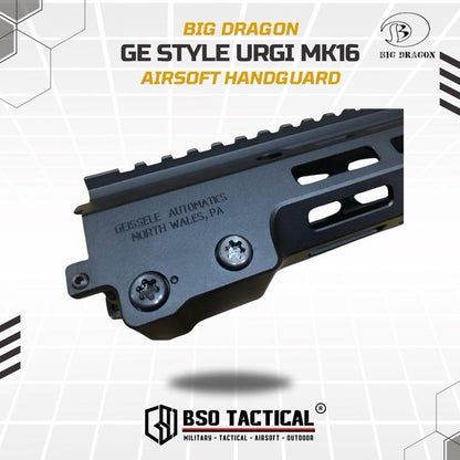 BD Tactical RIS Super Modular GE URGI SMR MK16 MLOK Handguard Full CNC Marking