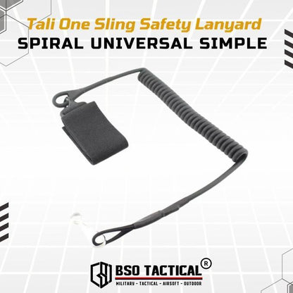 Tali One Sling Safety Lanyard Spiral Universal Simple Version