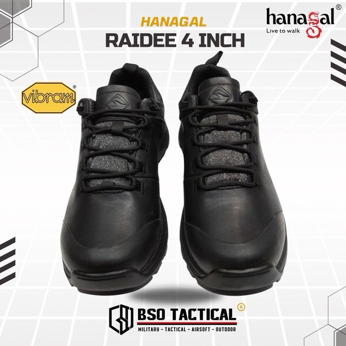 Sepatu Outdoor Hanagal Raider 4" Hiking Hunting Low Boots Vibram ORI