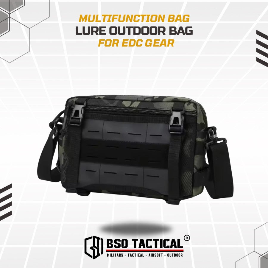 Lure Tactical Outdoor Multifungsi Bag EDC Fishing Cycling Camping Bag