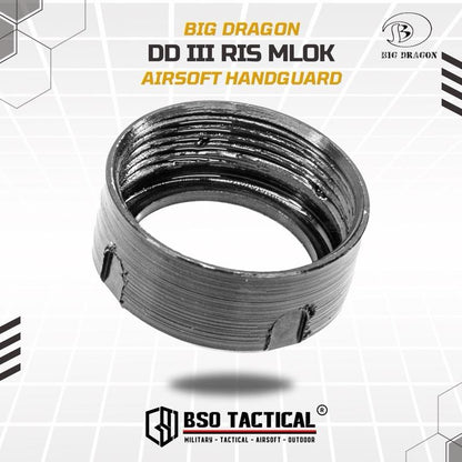 Big Dragon DD Style RIS III Handguard CNC Alumunium for Toys