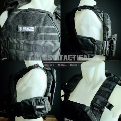 Rompi Tactical Set Mamba Style with Mag Medic Multifungsi Pouch