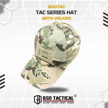 Topi Velkro Tactical Series dengan Perekat Cap Hat Tactical Outdoor