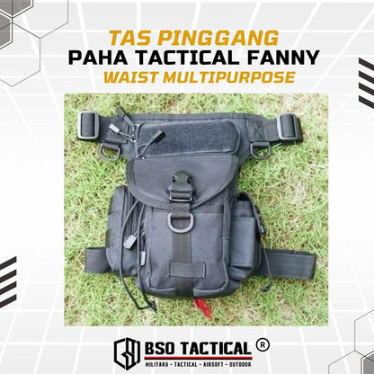 Tas Pinggang Paha Tactical Fanny Waist Multipurpose Outdoor Bag