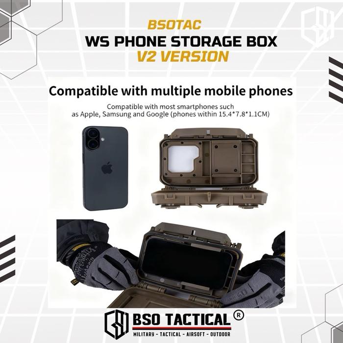Tactical Phone Case Universal V2 Navigator Board Molle for Vest Plate Carrier