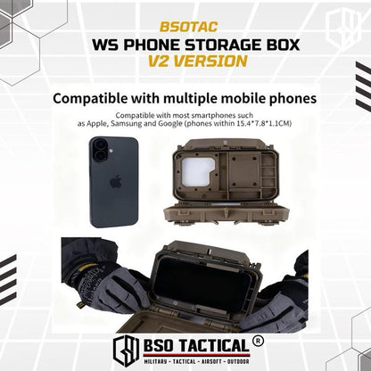 Tactical Phone Case Universal V2 Navigator Board Molle for Vest Plate Carrier