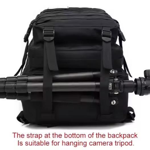 Tas Ransel Olahraga EDC 50L Backpack Outdoor Tactical Daily Bag Molle Multi Storage Gym Hyrox Camping Hiking 914