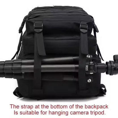 Tas Ransel Olahraga EDC 50L Backpack Outdoor Tactical Daily Bag Molle Multi Storage Gym Hyrox Camping Hiking 914