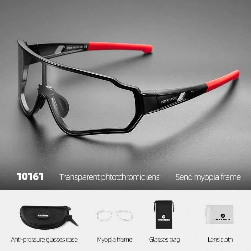 Kacamata Sepeda Outdoor Cycling Sunglasses Rockbros Sunglasses Photochromic Olahraga Sport Mancing - ORIGINAL