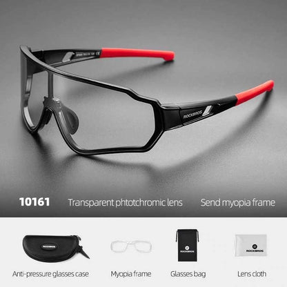 Kacamata Sepeda Outdoor Cycling Sunglasses Rockbros Sunglasses Photochromic Olahraga Sport Mancing - ORIGINAL