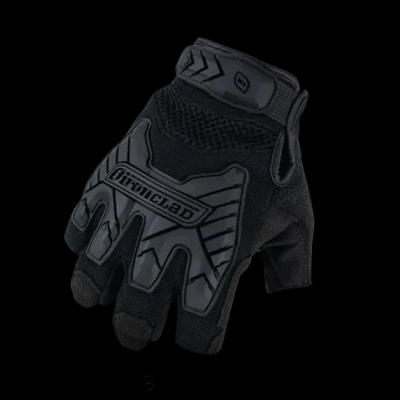 Sarung Tangan Ironclad Command Tactical Fingerless Impact IEXT FIBLK